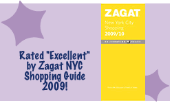 2009 Zagat NYC Shopping Guide rates Berkley Girl as Excellent!